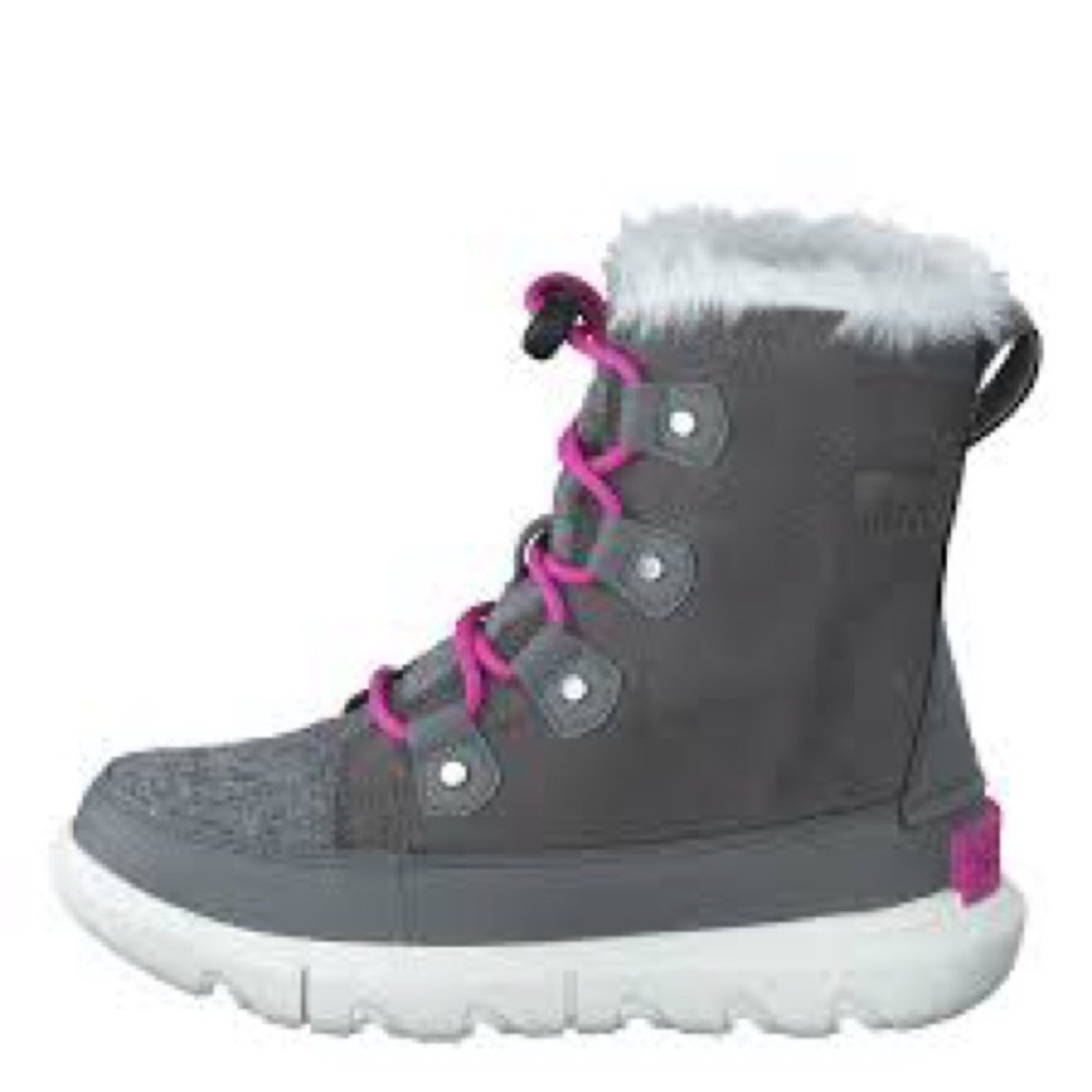 Sorel Childrens Sorel Explorer™ Lace Up ~ Big Girls/ Size 5 - Picture 2 of 4